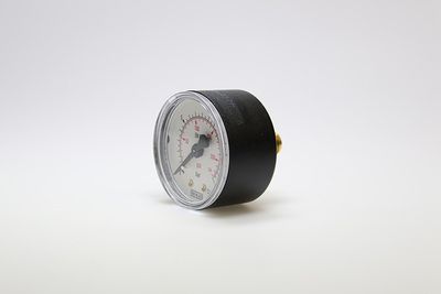 Manometer 0 - 10 bar Ø 40 mm, waagerecht, ungefüllt